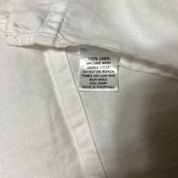 Classic Linen Shower Curtain - Picture 4 of 5